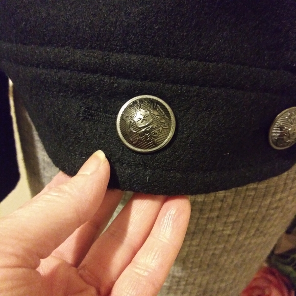 Loft Black Cropped Wool Blend Jacket With Jeweled Pockets - Picture 5 of 10